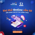 Thử online vào 10 tại Hanoi Adelaide School