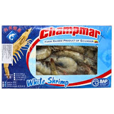 Champmar Whole Raw Vannamei 30/40 Count Prawns