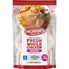 Ingham's Frozen Whole Chicken 1.35kg