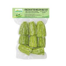Pacific Crown Frozen Bitter Melon- Half Cut 400gr