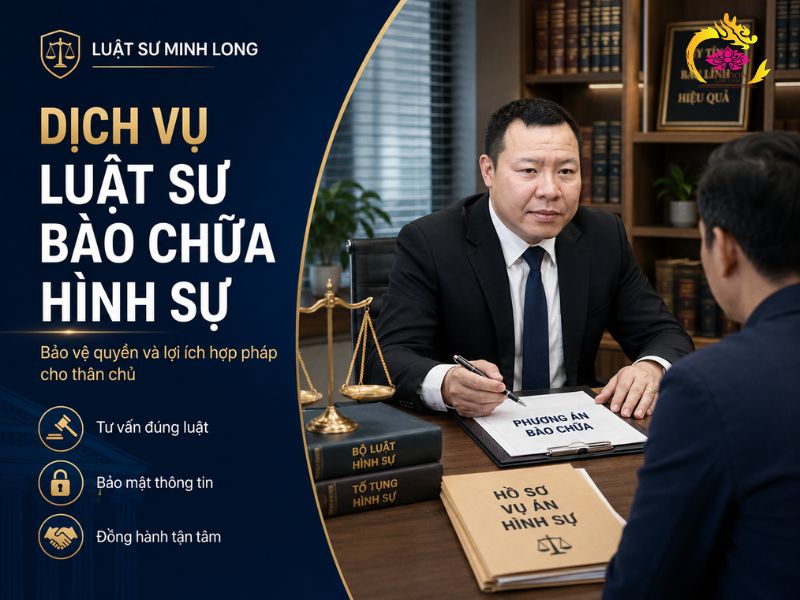 Dịch vụ luật sư bào chữa hình sự chuyên nghiệp – Luật sư Minh Long Dịch vụ luật sư bào chữa hình sự