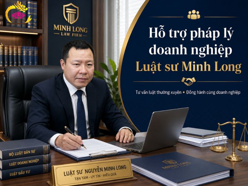 Hỗ trợ pháp lý doanh nghiệp Luật sư Minh Long hỗ trợ pháp lý doanh nghiệp Luật sư Minh Long