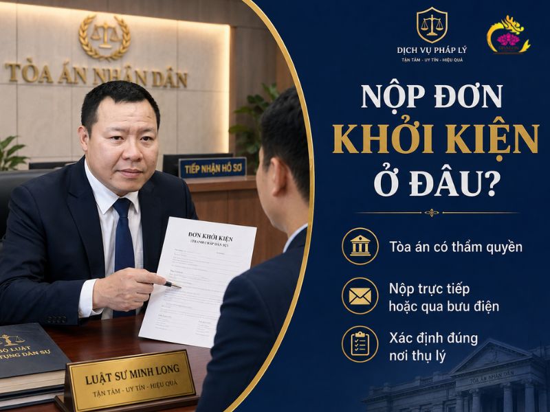 Luật sư Minh Long hướng dẫn chi tiết làm mẫu đơn khởi kiện chuẩn Mẫu đơn khởi kiện chuẩn