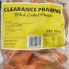 Clearance Whole Cooked Prawns-700G