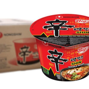 NONGSHIM - Large Bowl of Shin Instant Noodles, Pack of 16 (16 X 114 GR)