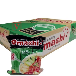 Omachi Instant Noodles with Spicy Shrimp Flavor - Box of 30